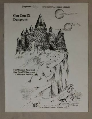 Judges Guild - Gen Con Ix Dungeons - Dungeons And Dragons - 1978 - 1st Ed.