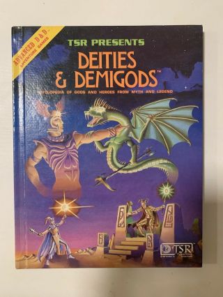 Advanced D&d Deities & Demigods 1980 Tsr Games Hardback Book (128 Pages)