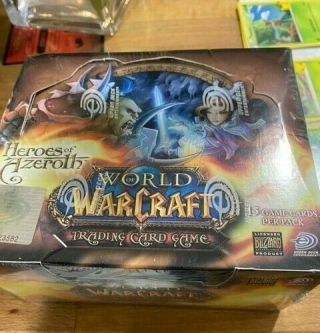 World Or Warcraft Tcg Booster Box Heroes Of Azeroth