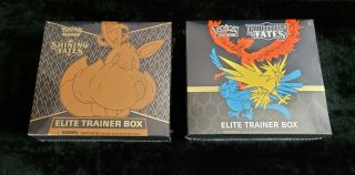 Pokemon Hidden Fates & Shining Fates Elite Trainer Boxes Factory 2 Etbs