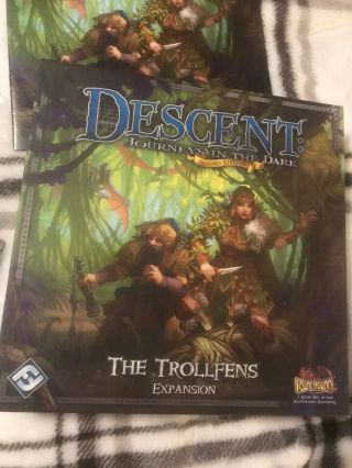Descent Journeys In The Dark 2nd Edition : The Trollfens Game Expansion