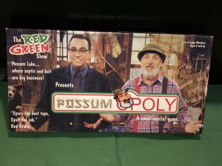 The Red Green Show Possum Opoly Board Game Canadian Possumopoly Complete 2003