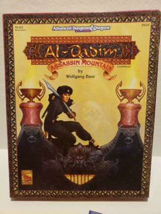 Al - Qadim Campaign " Assassin Mountain " Ad&d (2e) Tsr9431 H7