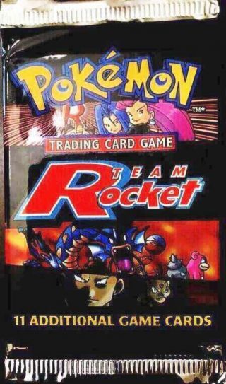 Pokemon Trading Card Game Team Rocket Booster Pack And Factory