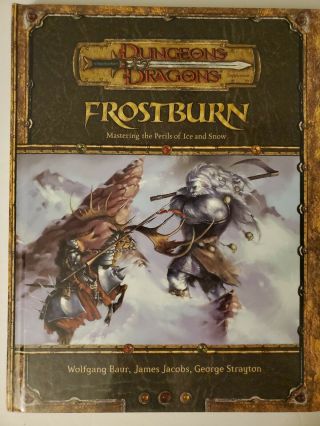 D&d 3e V3.  5 Frostburn Vg/nm Dungeons And Dragons