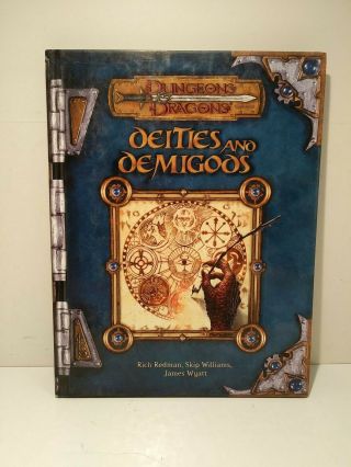 Dungeons & Dragons Deities And Demigods 1st Printing 3.  5