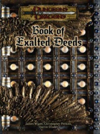 Wotc D&d 3rd Ed Book Of Exalted Deeds Ex