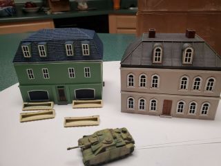 Flames Of War Battlefield In A Box Bb 2/2 Story Apartment Buildings Painted