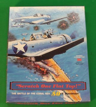 3w " Scratch One Flat Top " Battle Of Coral Sea - Unpunched - Complete