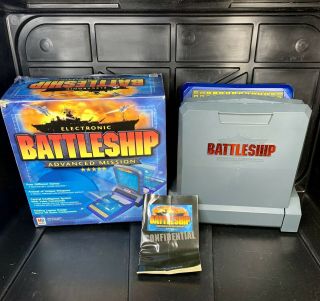2000 Electronic Talking Battleship Advanced Mission Milton Bradley Complete