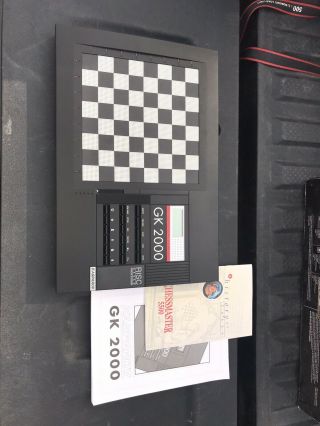 Saitek Kasparov Gk 2000 Advanced Electronic Chess Computer W Risc Processor