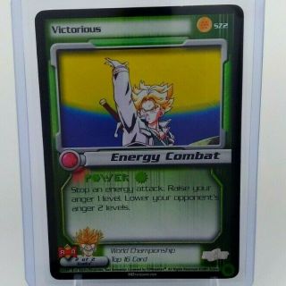 Victorious Sz2 Ultra Rare Dragonball Z Gt World Championship Top 16 Card Limited
