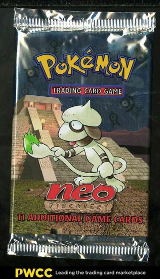 2001 Pokemon Neo Discovery Factory Booster Pack,  Smeargle Art