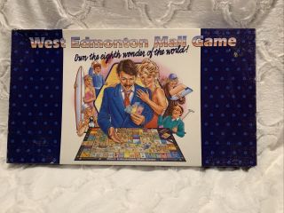 Vtg 1986 West Edmonton Mall Board Game Complete
