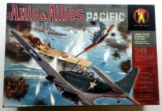 Avalon Hill Axis & Allies Pacific Pearl Harbor To Victory Strategy Board Game