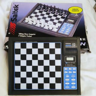 Saitek Kasparov Aragon Electronic Computer Chess Board.  Item Is Pre - Owned.