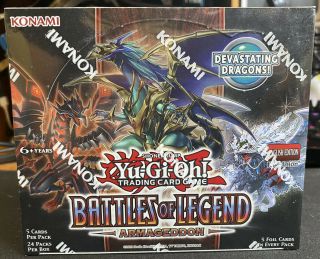 Yugioh Battles Of Legend Armageddon Booster Box 1st Edition