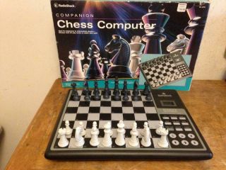 Radio Shack Copmanion Chess Computer 60 - 2216 64 Play Levals Complete