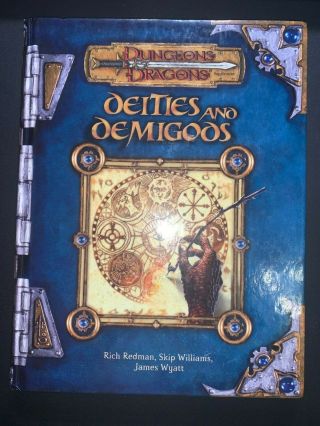 Dungeons & Dragons Deities And Demigods 3rd Edition 3.  5