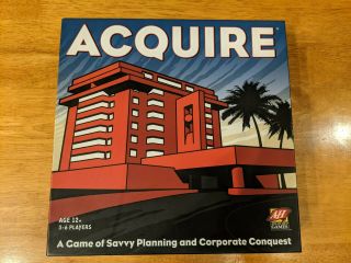 Acquire A Board Game Of Savvy Planning And Corporate Conquest Avalon Hill 2008