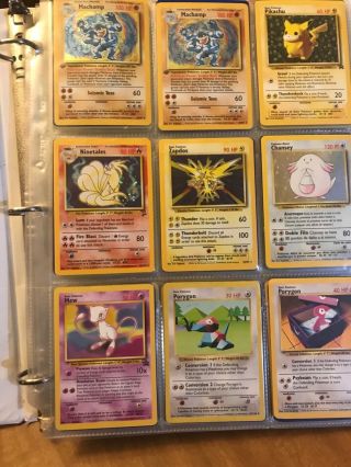 Old Binder Full Of Rare Pokemon Cards Over 1000,  Cards 1997 - 2010
