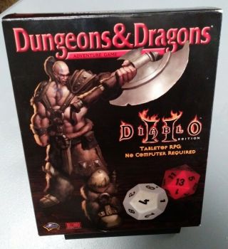 Dungeons And Dragons Diablo Ii 2 Tabletop Rpg Adventure Game D&d