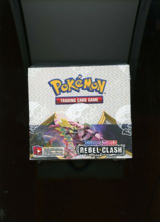 Pokemon Sword And Shield Rebel Clash Factory Hobby Box