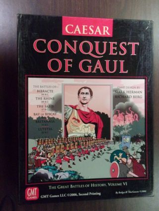 Game By Gmt - Caesar: Conquest Of Gaul Unpunched