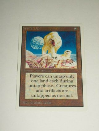 Magic The Gathering Mtg Unlimited Winter Orb Single Card Nm/mint Unplayed