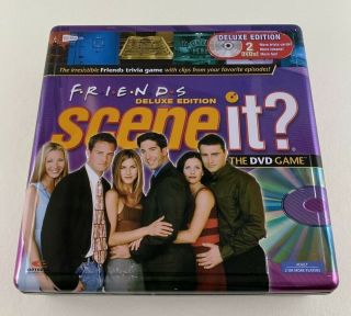 Friends Scene It? Deluxe Edition 2 Dvd Board Game Collector 