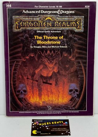 Ad&d Advanced Dungeons & Dragons Forgotten Realms The Throne Of Bloodstone