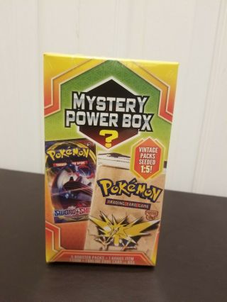 Pokemon Mystery Power Box - Vintage Packs Seeded 1:5