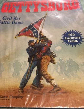 GettysBurg Civil War Battle Game 125th Anniversary Edition Complete AH 2