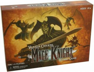 Wizkids Mage Knight Board Game (eighth Printing 2015) Cards Sleeved