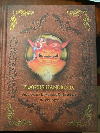 D&d 1st Ed 1e Players Handbook Premium Reprint Hc Phb Dungeons & Dragons