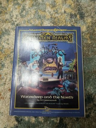 Tsr Advanced Dungeons & Dragons Forgotten Realms Fr1 Waterdeep And The North 921