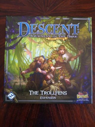 Descent 2nd Edition : The Trollfens Boars Game Expansion (2013,  Game)