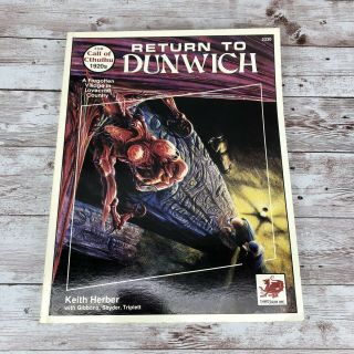 Return To Dunwich,  Call Of Cthulhu 2330 Rpg,  Chaosium Inc,  1991