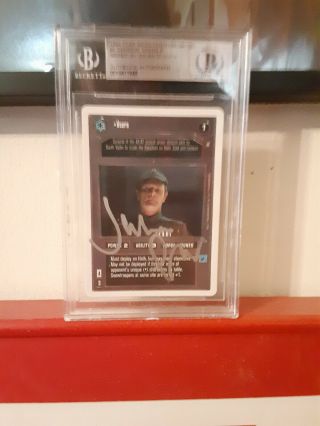 Signed Star Wars Esb Intro 2 - Player General Veers Premium Rare Swccg Decipher