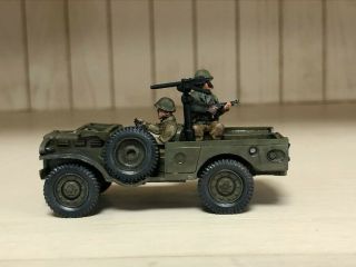 Bolt Action Warlordgames Wwii U.  S.  Dodge Jeep Wc 51the Beep W/45 Cal M/g Painted