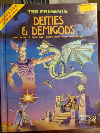 Ad&d Deities & Demigods - Tsr 1980 - 128 Pages.
