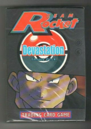 2000 Pokemon Team Rocket Devastation Theme Deck Factory Ccg Trading Card