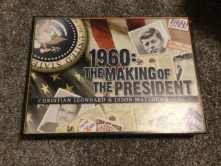 1960: The Making Of A President - 2007 Board Game - Z - Man Games - Complete & Ex
