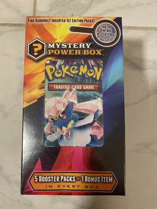 Pokemon Mystery Power Box Vintage Pack 1st Edition Chance