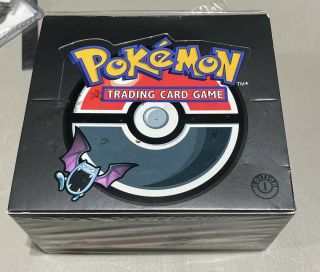Wotc Pokemon Team Rocket 1st Edition Booster Box - Empty No Cards Rare