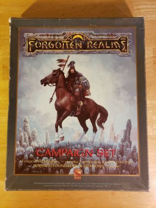 Advanced Dungeons And Dragons Forgotten Realms Campaign Box Set