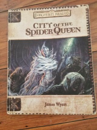 Dungeons & Dragons Forgotten Realms City Of The Spider Queen Handbook With Maps
