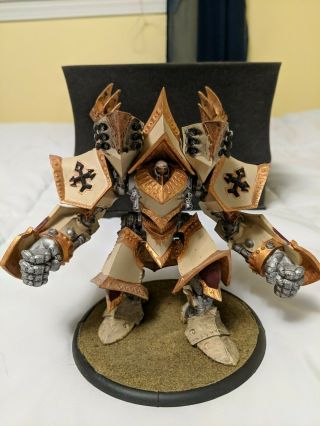 Warmachine Protectorate Of Menoth Judicator Pip32050 - Painted With Foam Carrier