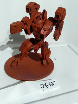 L24 - 35 Warhammer 40k Riptide Painted Red Incomplete Tau Empire