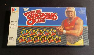 Wwf Wrestling Superstars Board Game Hulk Hogan 1985 Milton Bradley